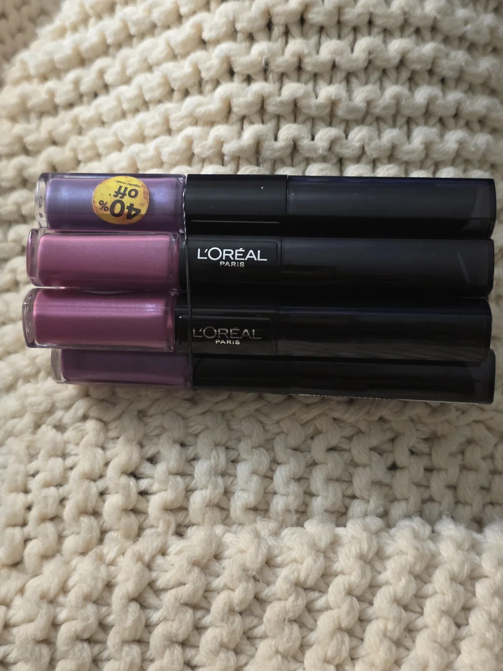 L'Oreal Lilac Infinite 105 Lipstick - Pink